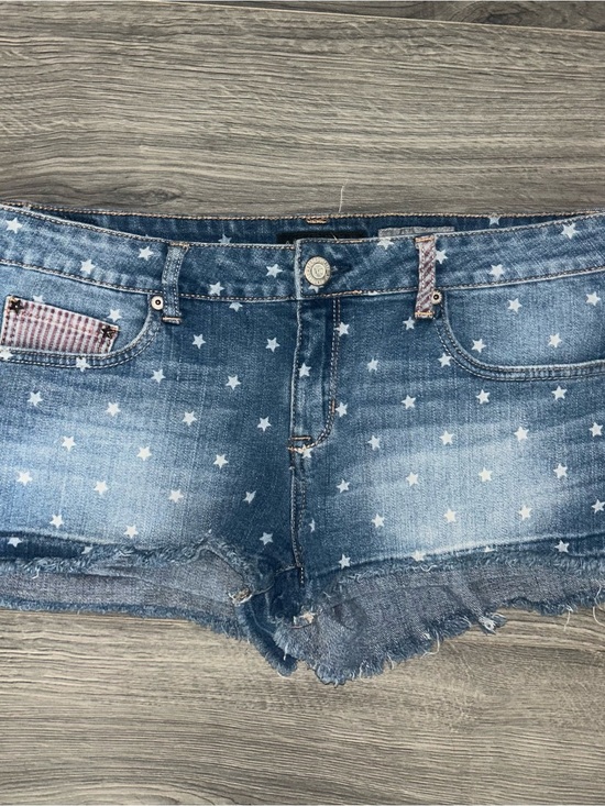 Aeropostale Pants - Denim Star-Print Women’s Shorts - Blue